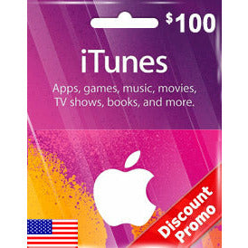 iTunes $100 - بطاقة اي تيونز 100 $ امريكي